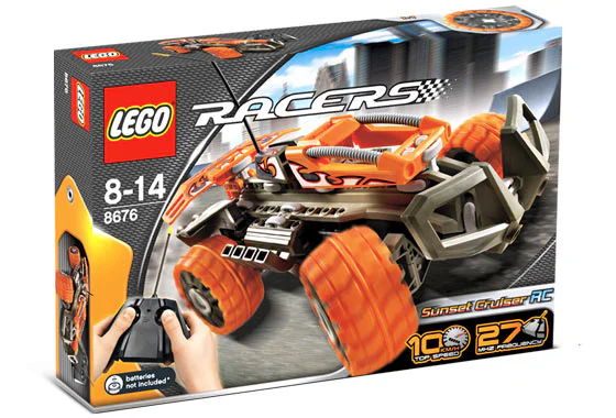 Outdoor remote-controlled racing car: Sun convertible 乐高 LEGO 8676 image 2