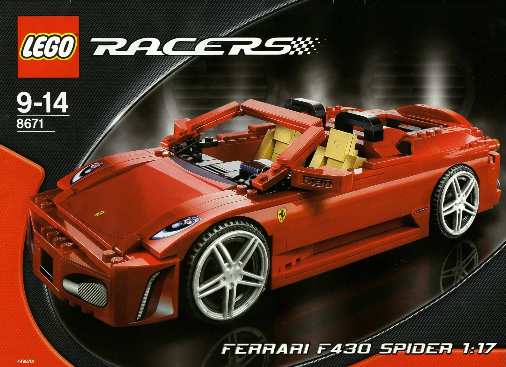 Ferrari 430 Spider 1:17 乐高 LEGO 8671 image 2