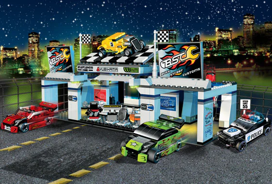 Small turbines: 3D garage 乐高 LEGO 8681 image 2
