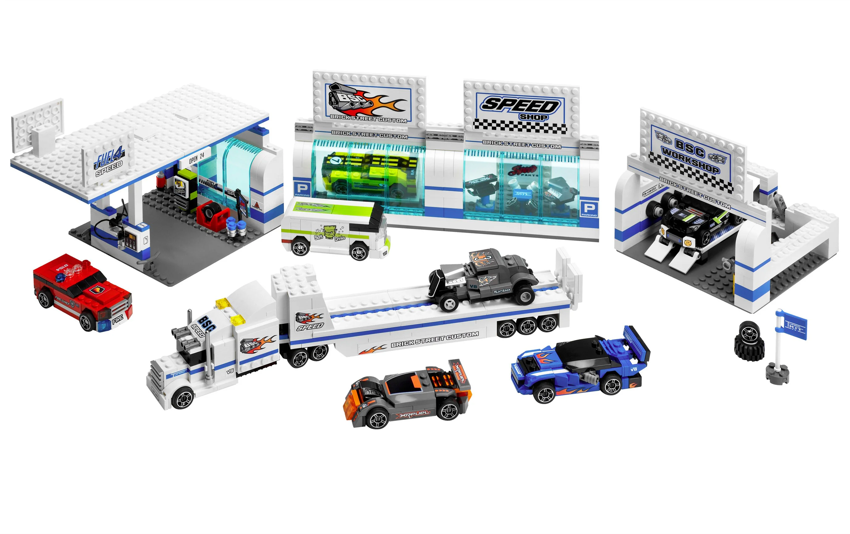 Turbos: busy racing streets 乐高 LEGO 8154