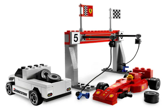 SMALL TURBO: FERRARI F1 MAINTENANCE STATION 乐高 LEGO 8155 image 2