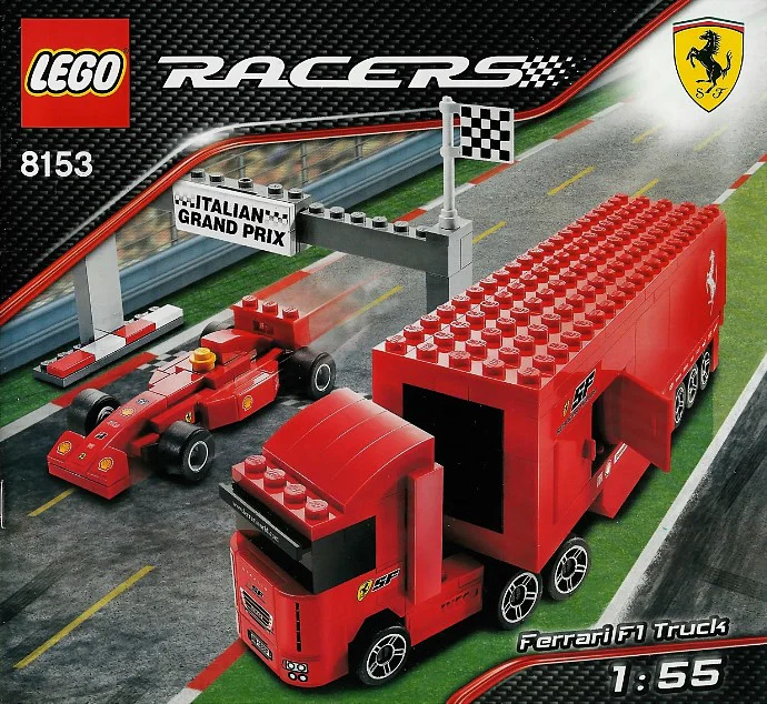 Mini Vortex: Ferrari F1 Goods Truck 乐高 LEGO 8153 image 5