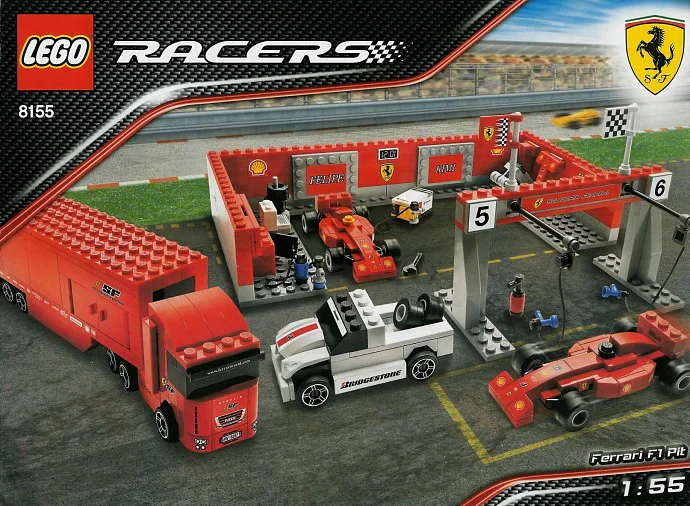 SMALL TURBO: FERRARI F1 MAINTENANCE STATION 乐高 LEGO 8155 image 4