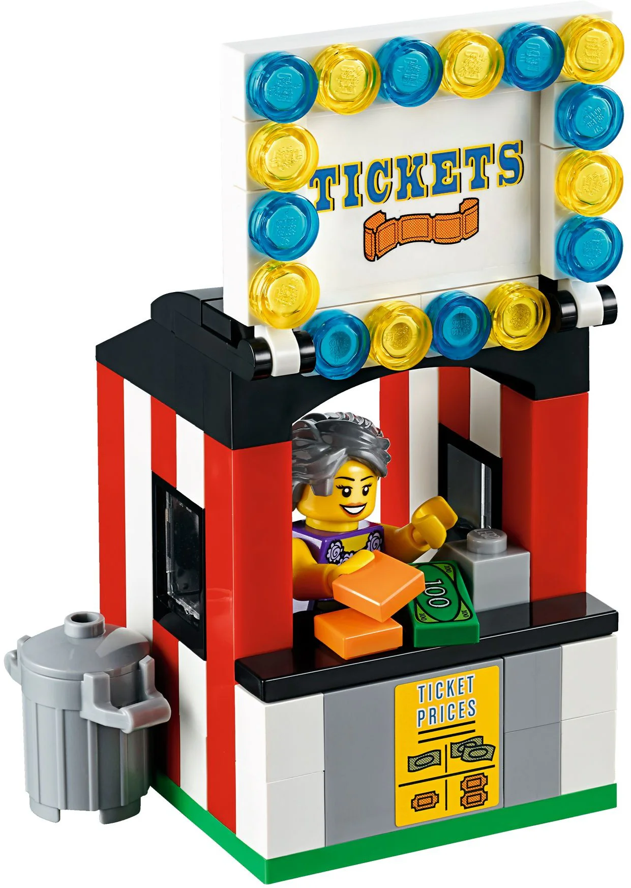Merry-go-round swings 乐高 LEGO 10244 image 14