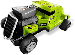Turbos: Green Flaming Vehicle