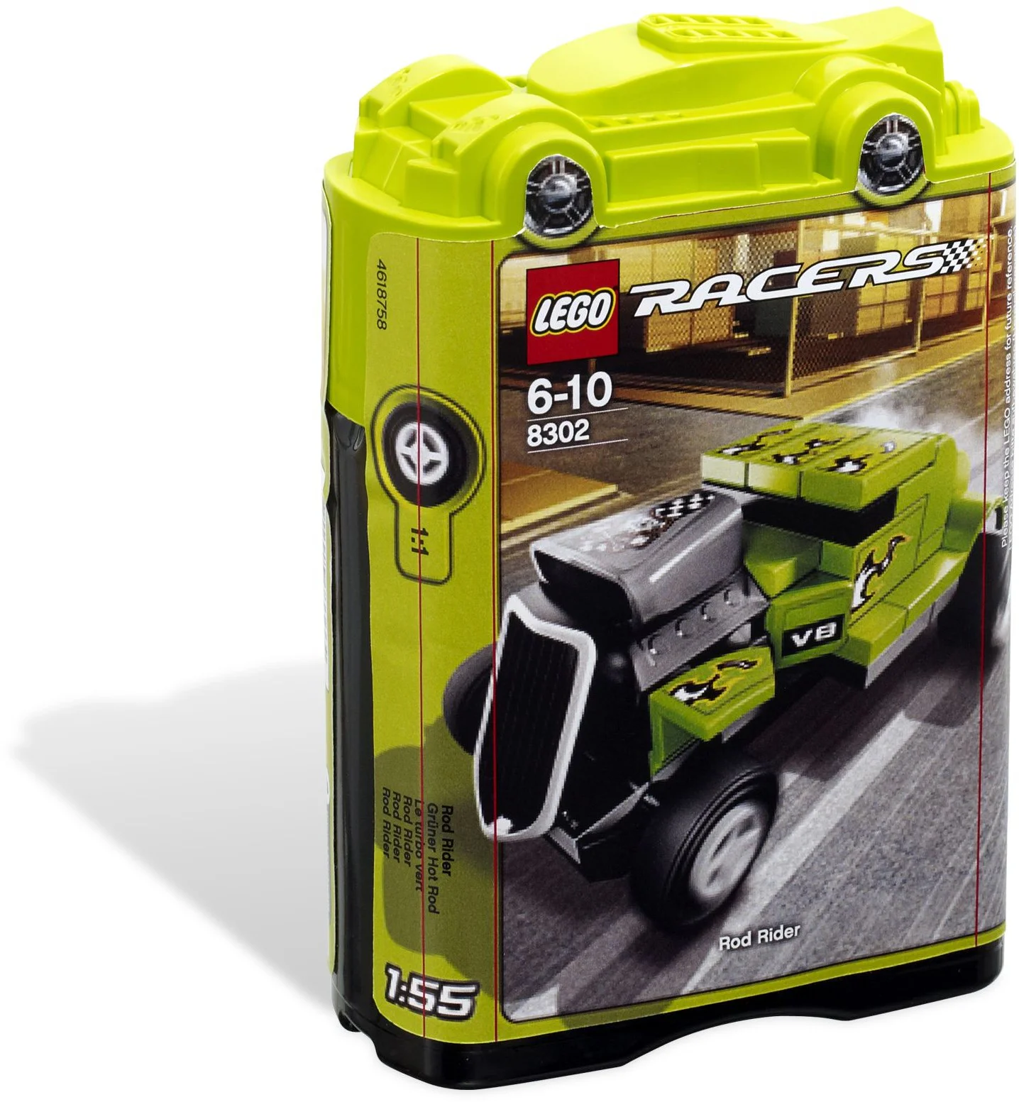 Turbos: Green Flaming Vehicle 乐高 LEGO 8302 image 1