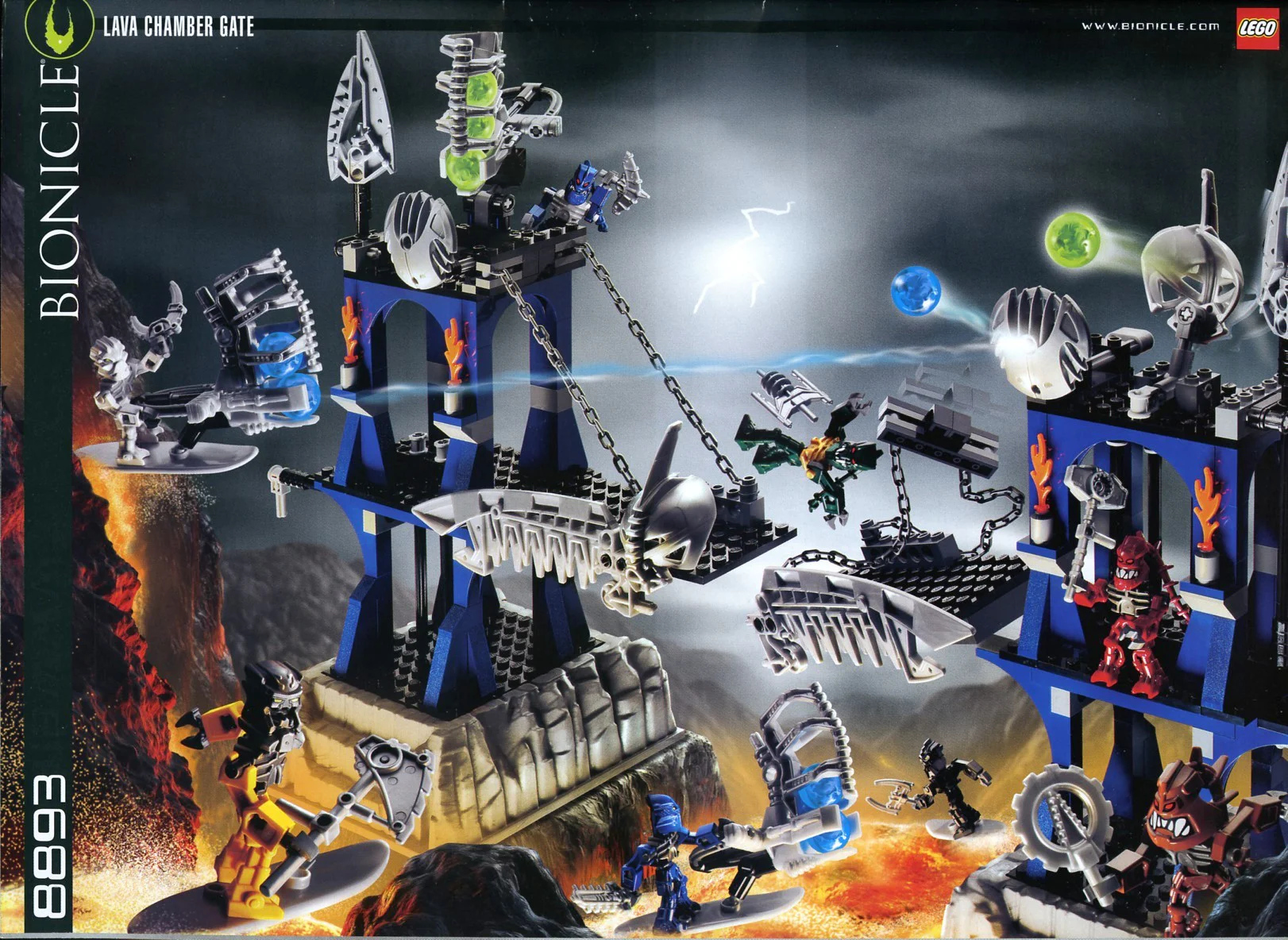 Biochemical fighters: the gate to lava 乐高 LEGO 8893 image 1