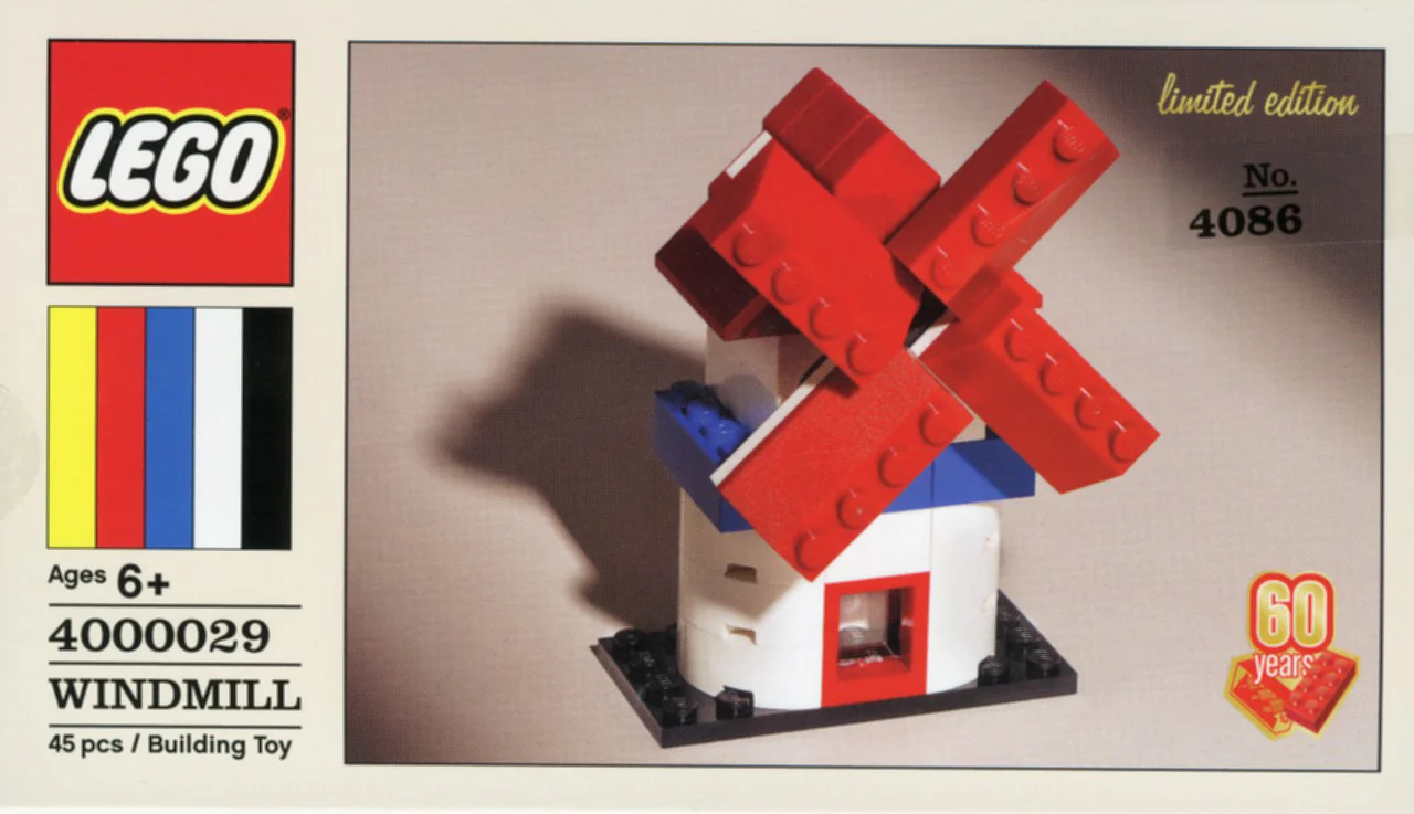 LEGO 60th Anniversary Limited Edition: Windmill 乐高 LEGO 4000029 image 1