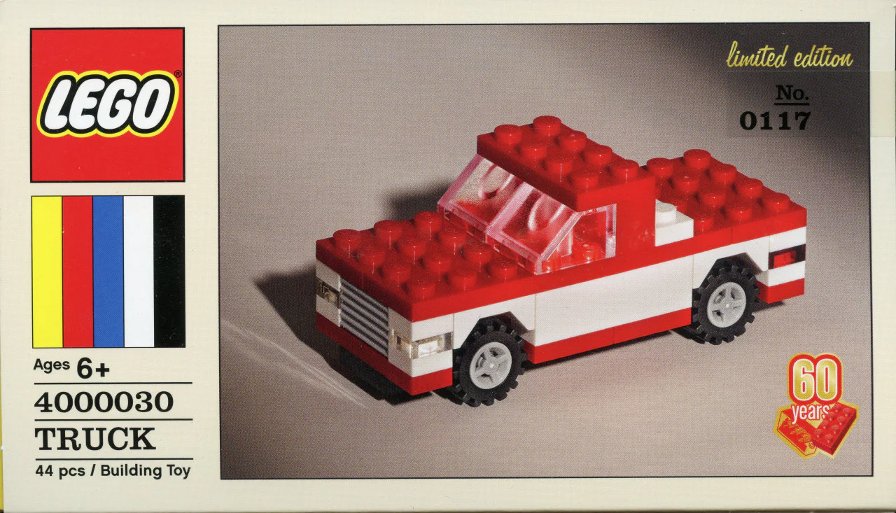 Lego's 60th anniversary limit: Truck 乐高 LEGO 4000030 image 1