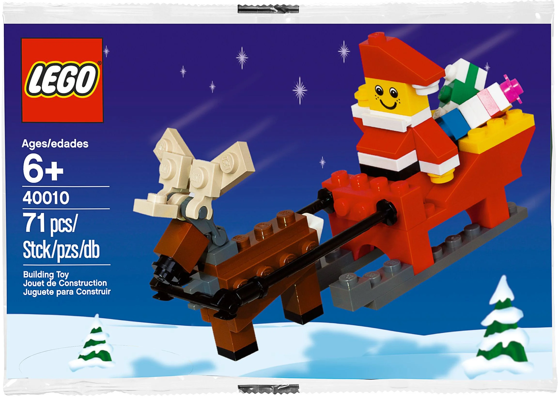 Christmas: Santa Claus and Sleigh 乐高 LEGO 40010 image 1
