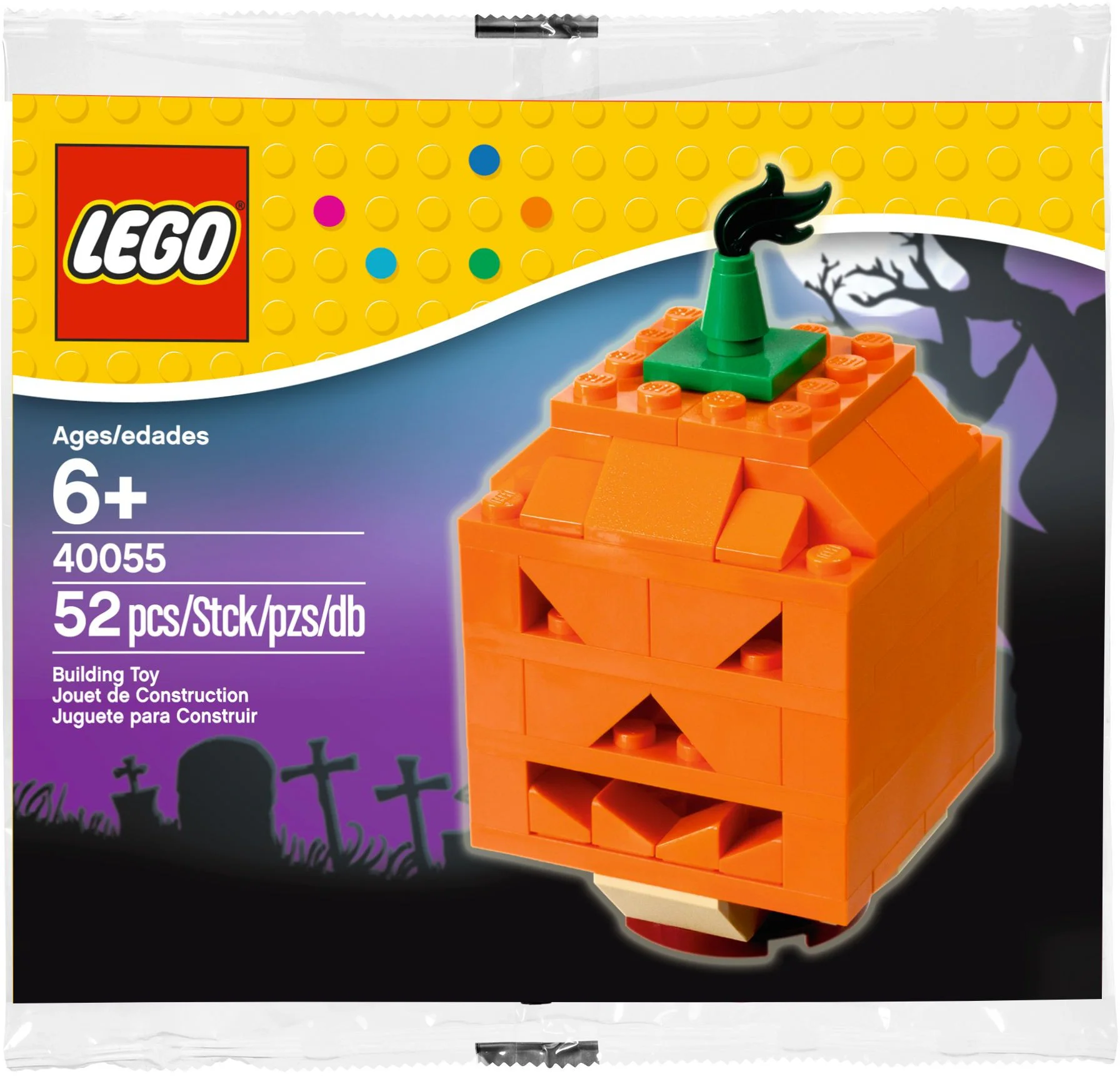 Halloween: Halloween pumpkin 乐高 LEGO 40055 image 1