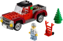 Christmas: Christmas tree truck