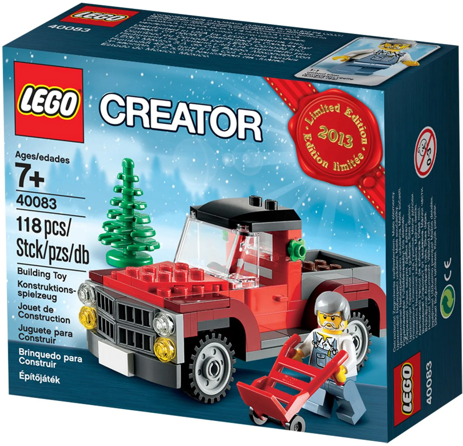 Christmas: Christmas tree truck 乐高 LEGO 40083 image 1
