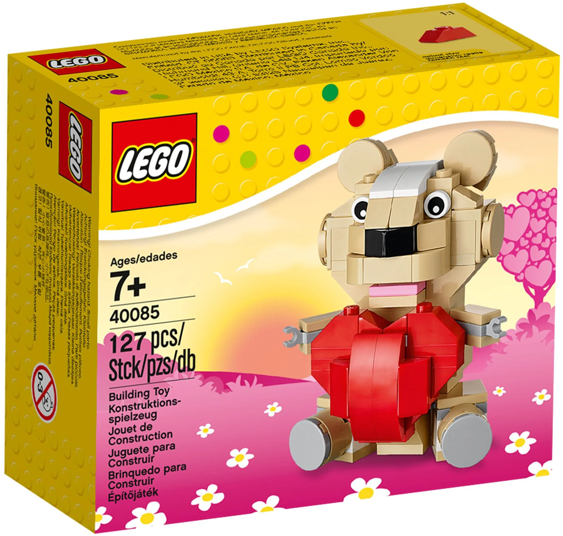 Valentine's Day: Teddy Bear Valentine's Day 乐高 LEGO 40085 image 1