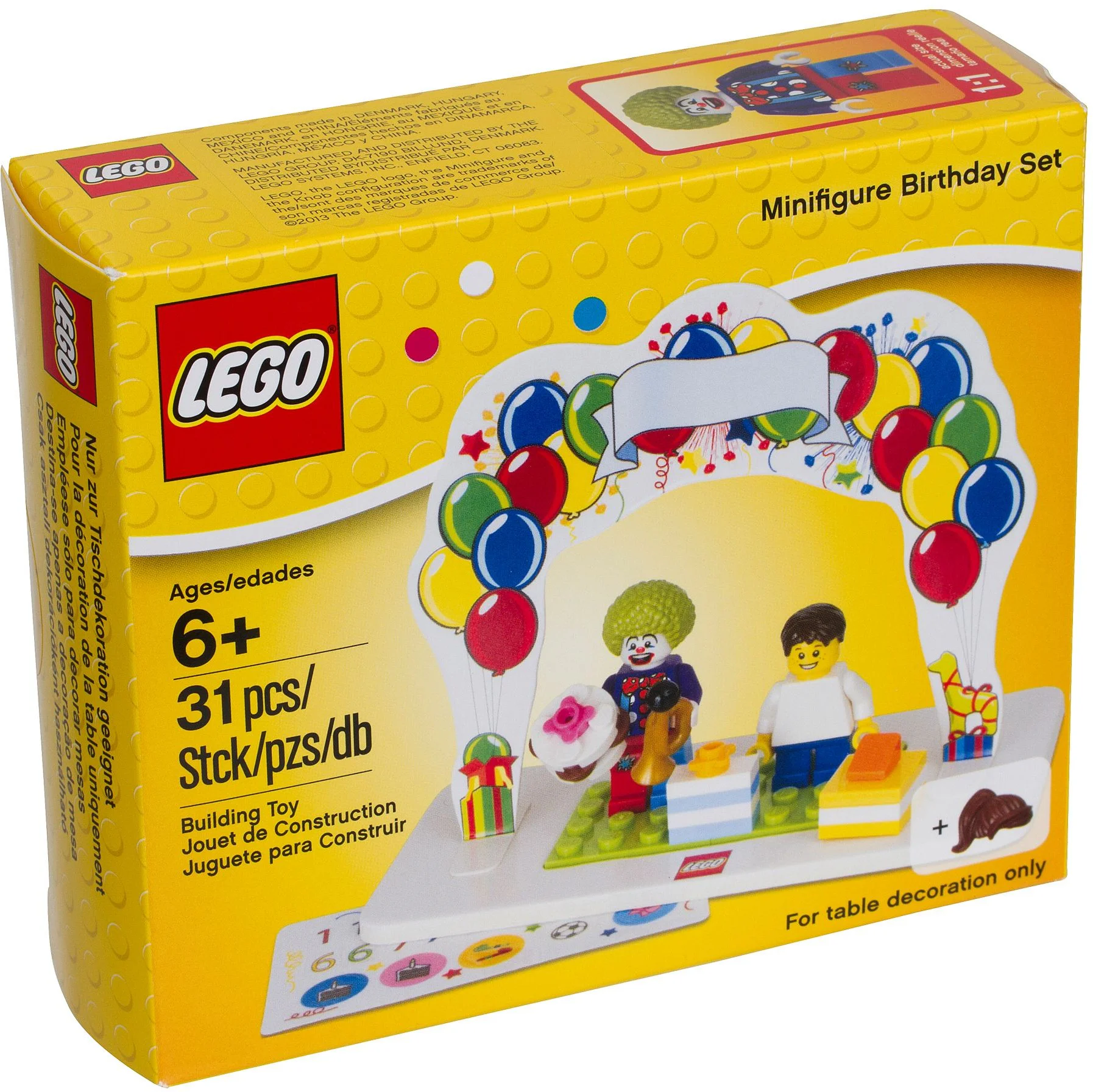 BIRTHDAY: LEGO BIRTHDAY SUIT 乐高 LEGO 850791 image 1