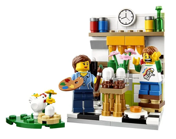 Easter: painting Easter egg 乐高 LEGO 40121