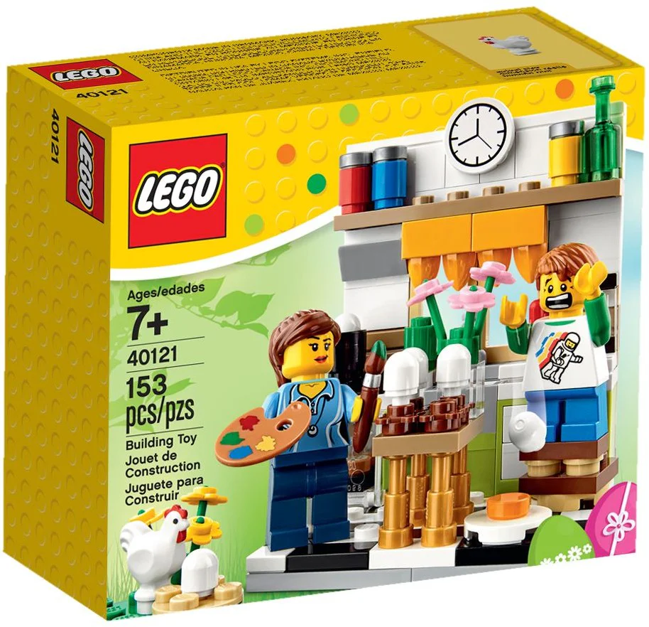 Easter: painting Easter egg 乐高 LEGO 40121 image 1
