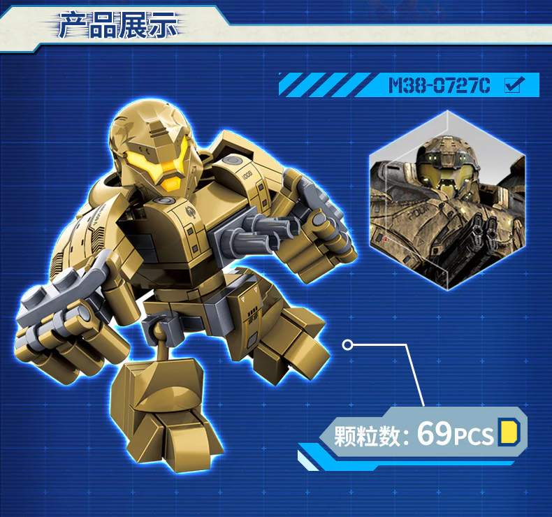 Pacific Rim: Jaeger-Kaiju 6 Variants 小鲁班 Sluban M38-B0727B image 48
