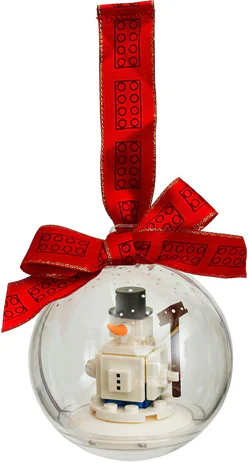 "Christmas: The Snowman of the Christmas Decoration of Lego"