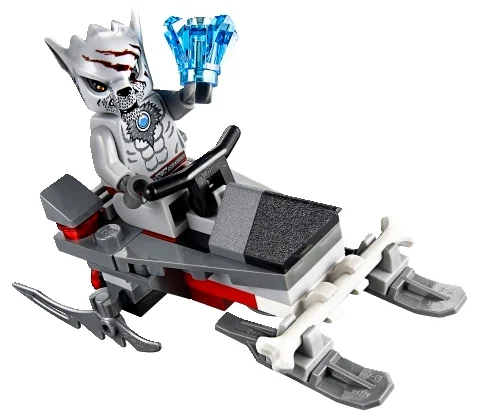 The Legend of the Gas Flow: A portable patrol car with a ghost wolf 乐高 LEGO 30251