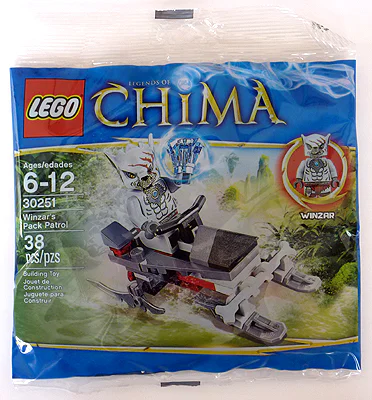 The Legend of the Gas Flow: A portable patrol car with a ghost wolf 乐高 LEGO 30251 image 1