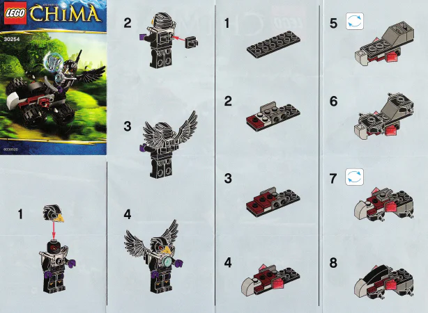 The Legend of Gas Flow: The Racing Crow 乐高 LEGO 30254 image 1