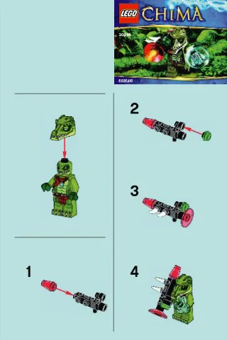 The legend: Crocodile 乐高 LEGO 30255 image 1