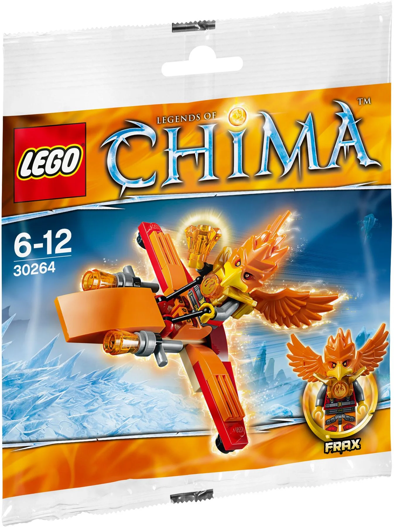 Ice Fire versus Fire: The Aerodynamic Legend: Phoenix Flyer of Phoenix 乐高 LEGO 30264 image 1