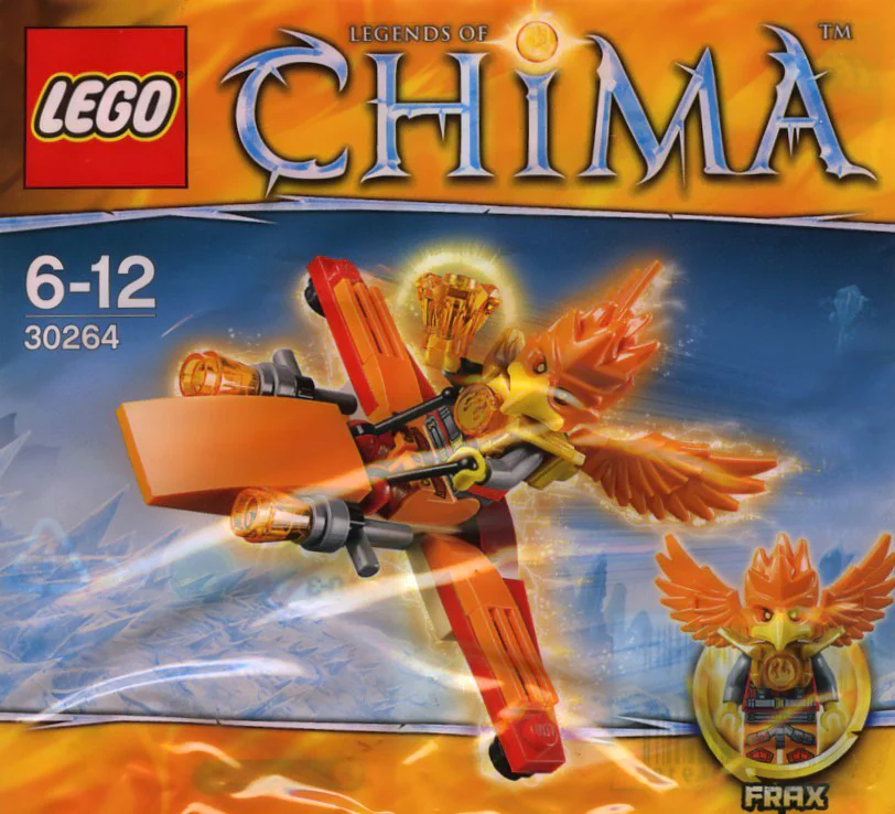 Ice Fire versus Fire: The Aerodynamic Legend: Phoenix Flyer of Phoenix 乐高 LEGO 30264 image 3