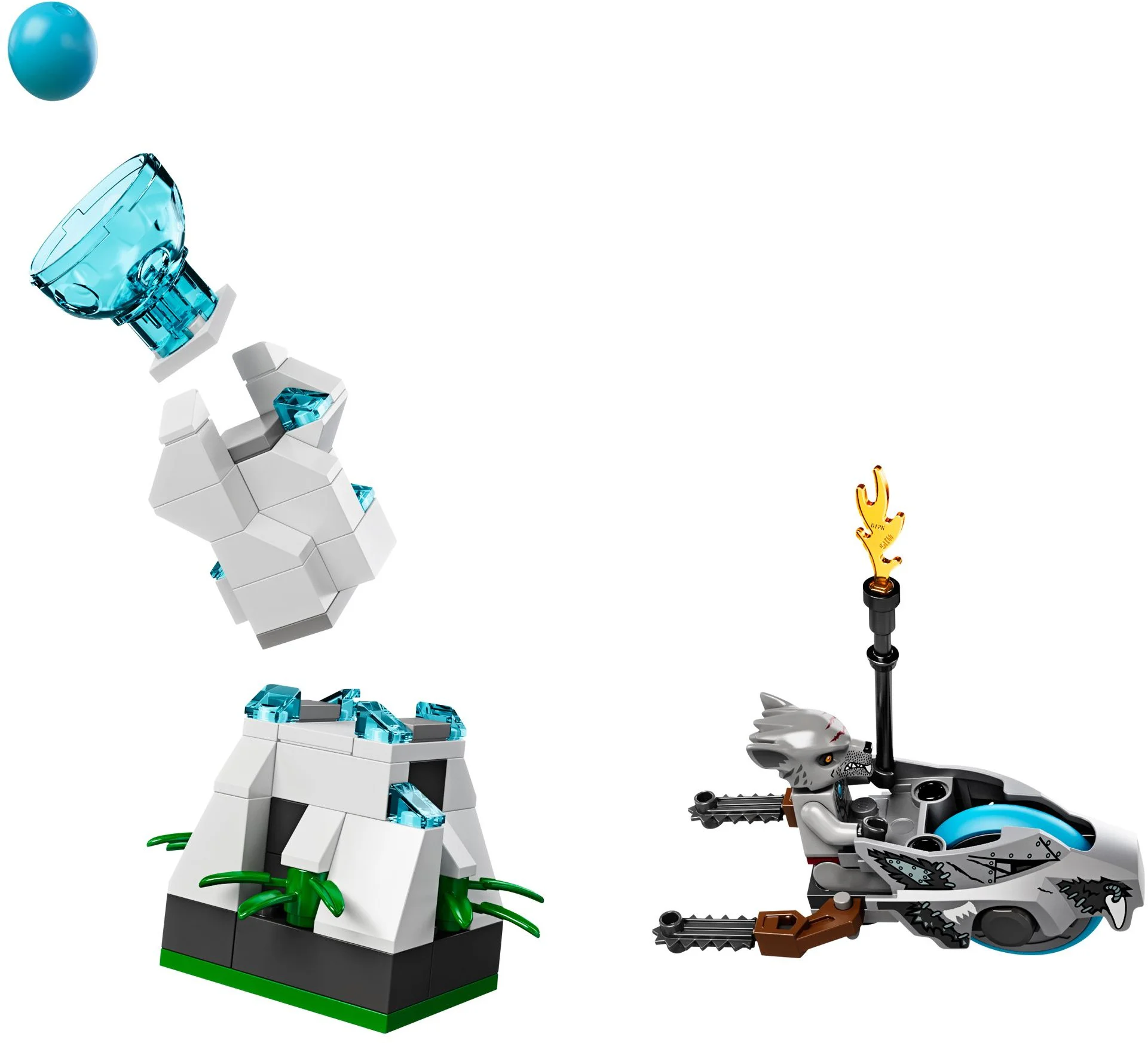 Speedorz: Aerodynamic legend: Ice Tower 乐高 LEGO 70106 image 1
