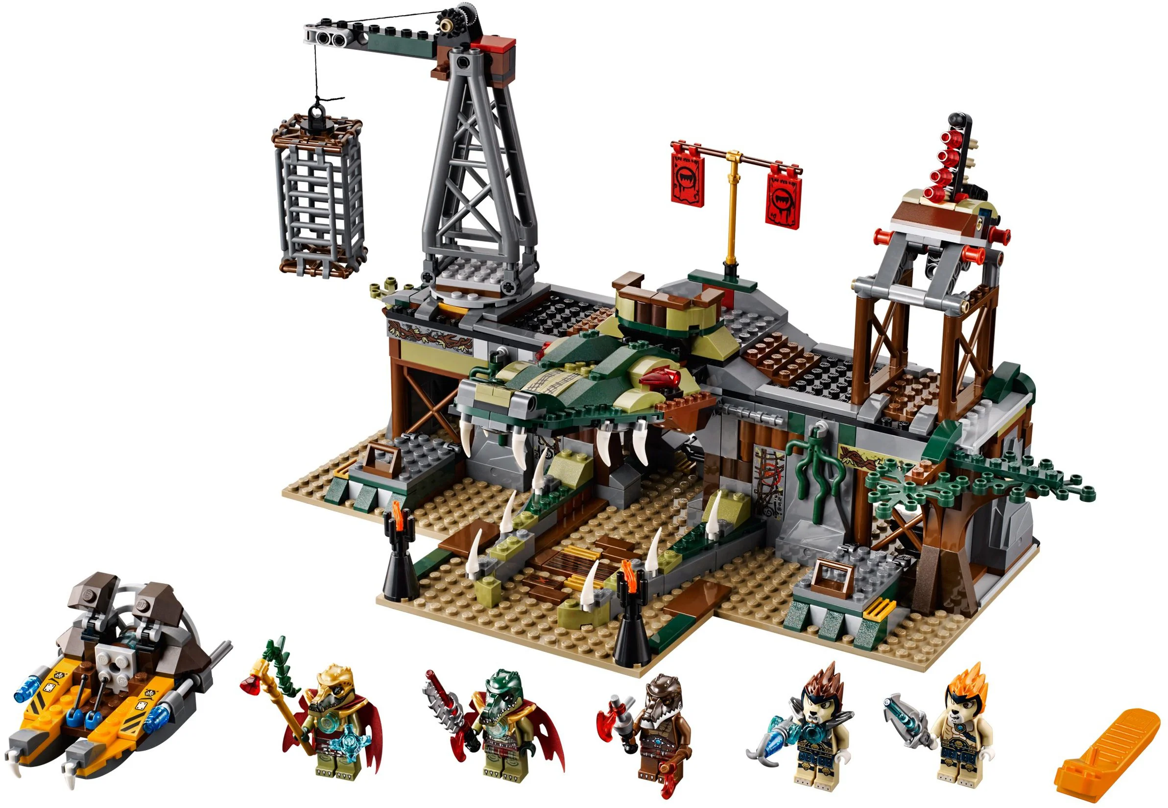 Aerobic legend: Crocodile swamp hideout 乐高 LEGO 70014