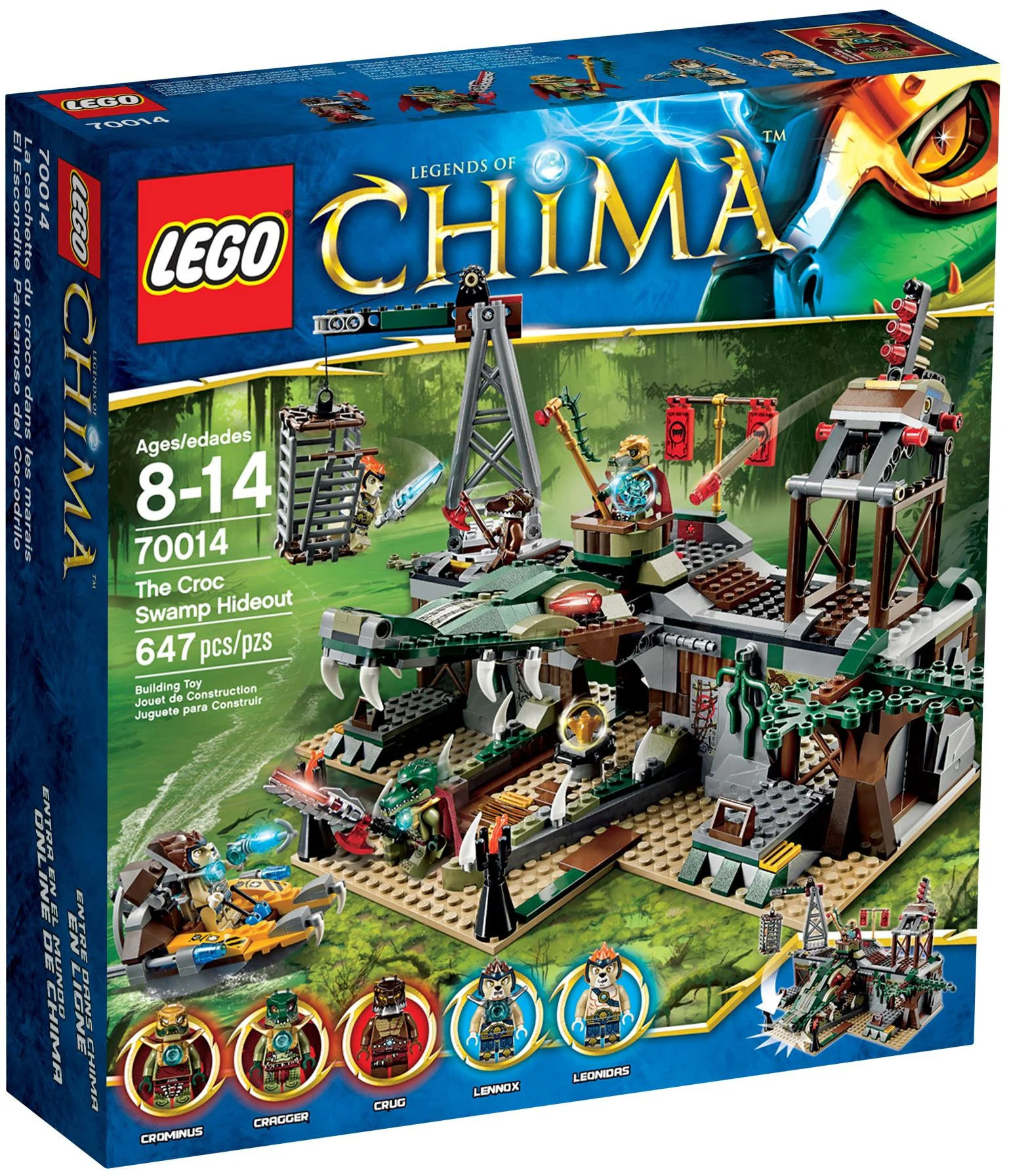 Aerobic legend: Crocodile swamp hideout 乐高 LEGO 70014 image 1