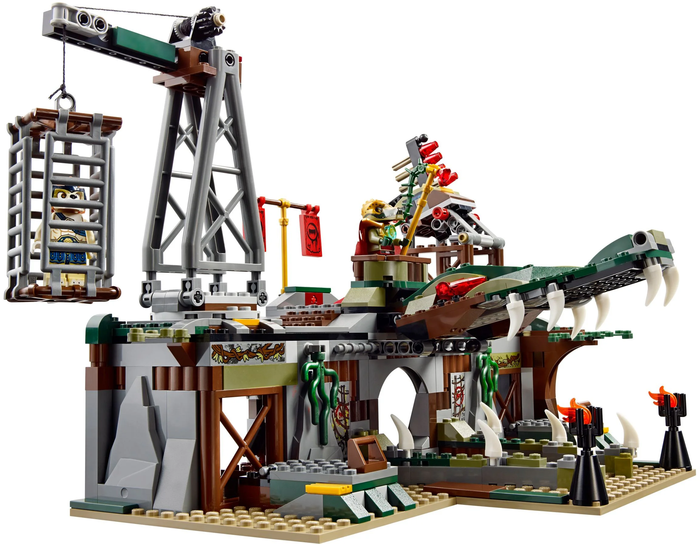 Aerobic legend: Crocodile swamp hideout 乐高 LEGO 70014 image 4
