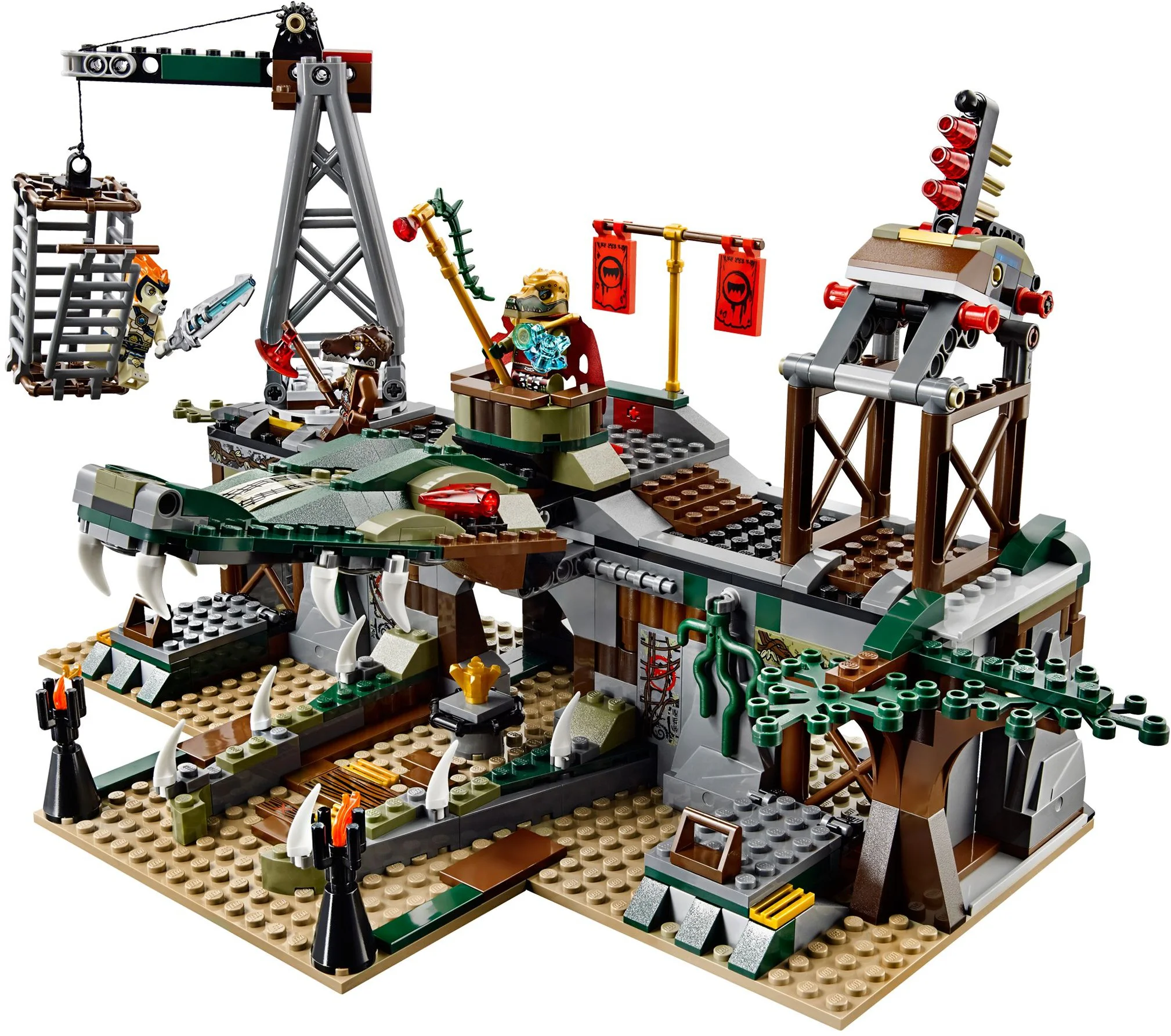 Aerobic legend: Crocodile swamp hideout 乐高 LEGO 70014 image 5