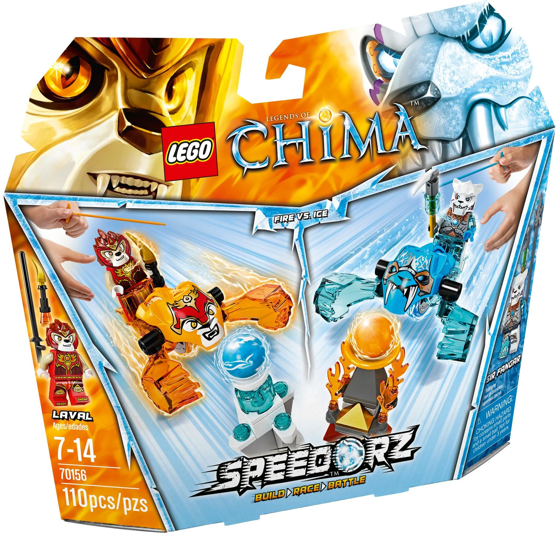 Speedorz: The legend of gas: the battle of ice fire 乐高 LEGO 70156 image 2