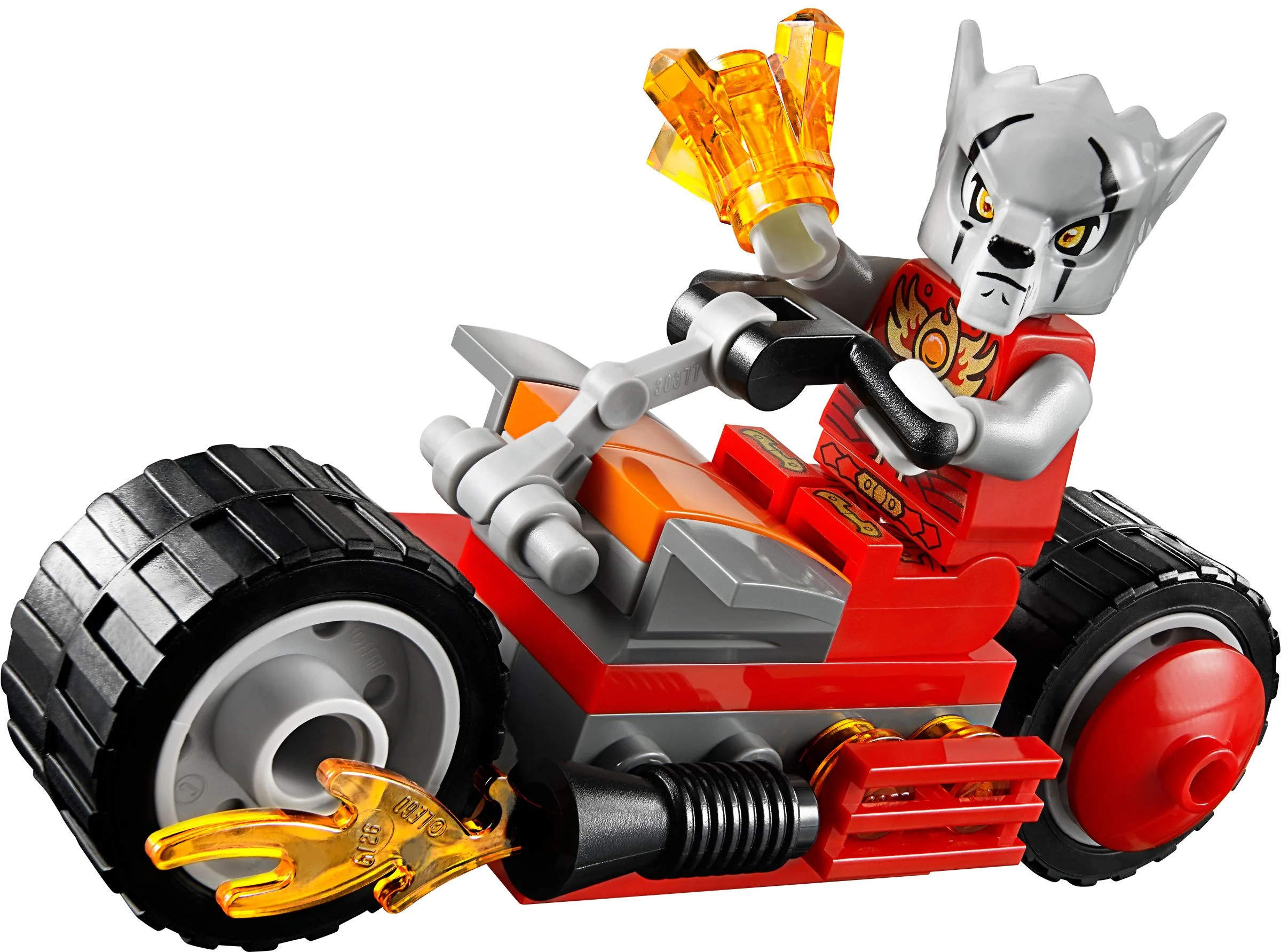 Ice Fire versus Flaming Fire: The Legend of Aerodynamics: The Wolves Fire Vehicle 乐高 LEGO 30265 image 3