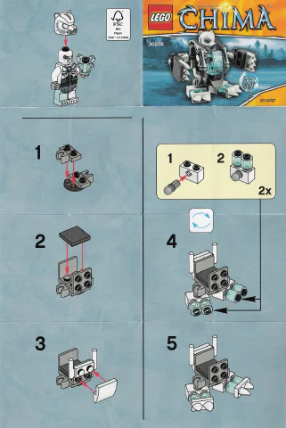 Ice Fire versus Fire: Gas Legend: Ice Crowe's Armor 乐高 LEGO 30256 image 2