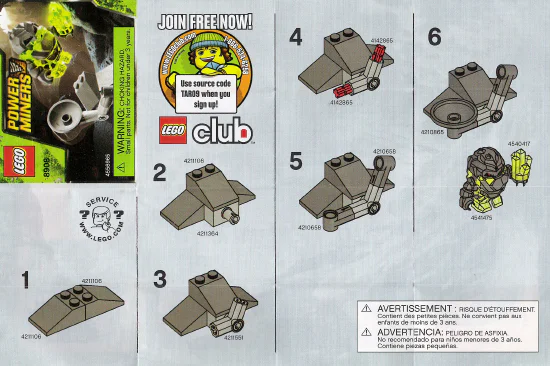 Energy exploration: monster awakening 乐高 LEGO 8908 image 1