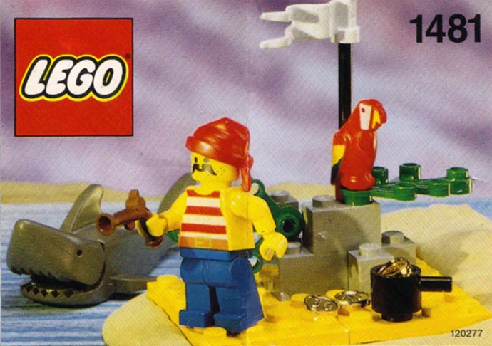 Piracy: Desert Island 乐高 LEGO 1481 image 1