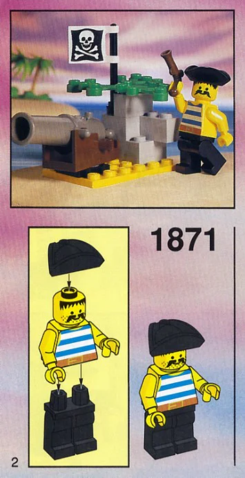 Piracy: Pirate artillery 乐高 LEGO 1871 image 1