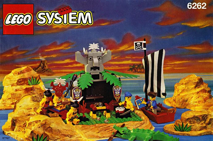 Mysterious Island: Pirates: Tribal Chief's Throne 启蒙 QMAN/ENLIGHTEN/Keeppley 0159 image 1