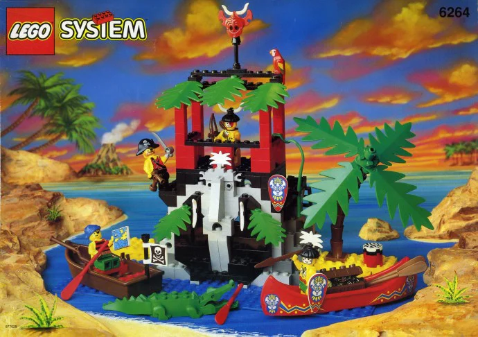 Mysterious Island: Pirate: Treasure of Gold and Silver Islands 启蒙 QMAN/ENLIGHTEN/Keeppley 0148 image 1