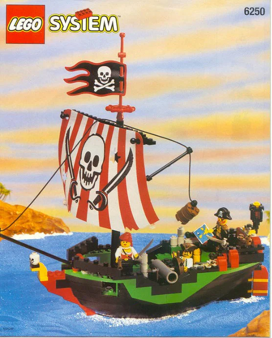 Pirate: Chief's Canoe Alone 乐高 LEGO 6250 image 1