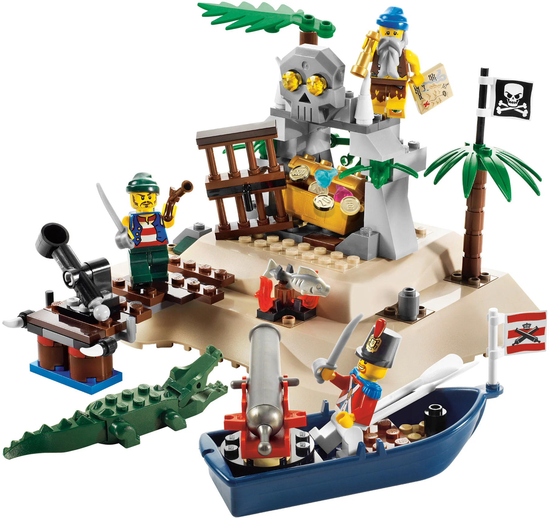 Pirate: Sacking the island. 乐高 LEGO 6241