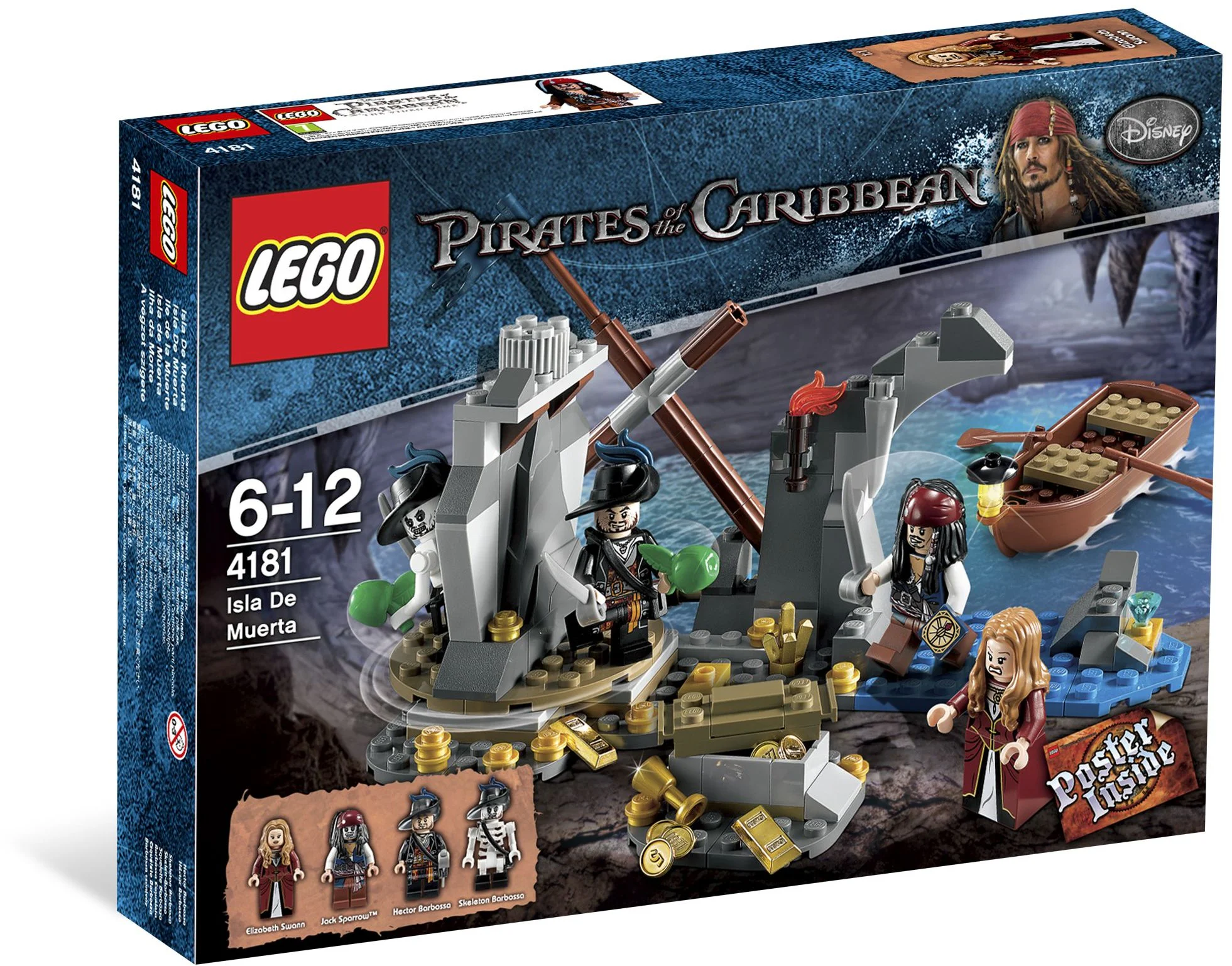 The Curse of the Black Pearl: Caribbean Pirates: The Island of Death 乐高 LEGO 4181 image 2