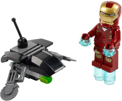 Alliance of Avengers: Superhero Man: Iron Man and Combat Drone