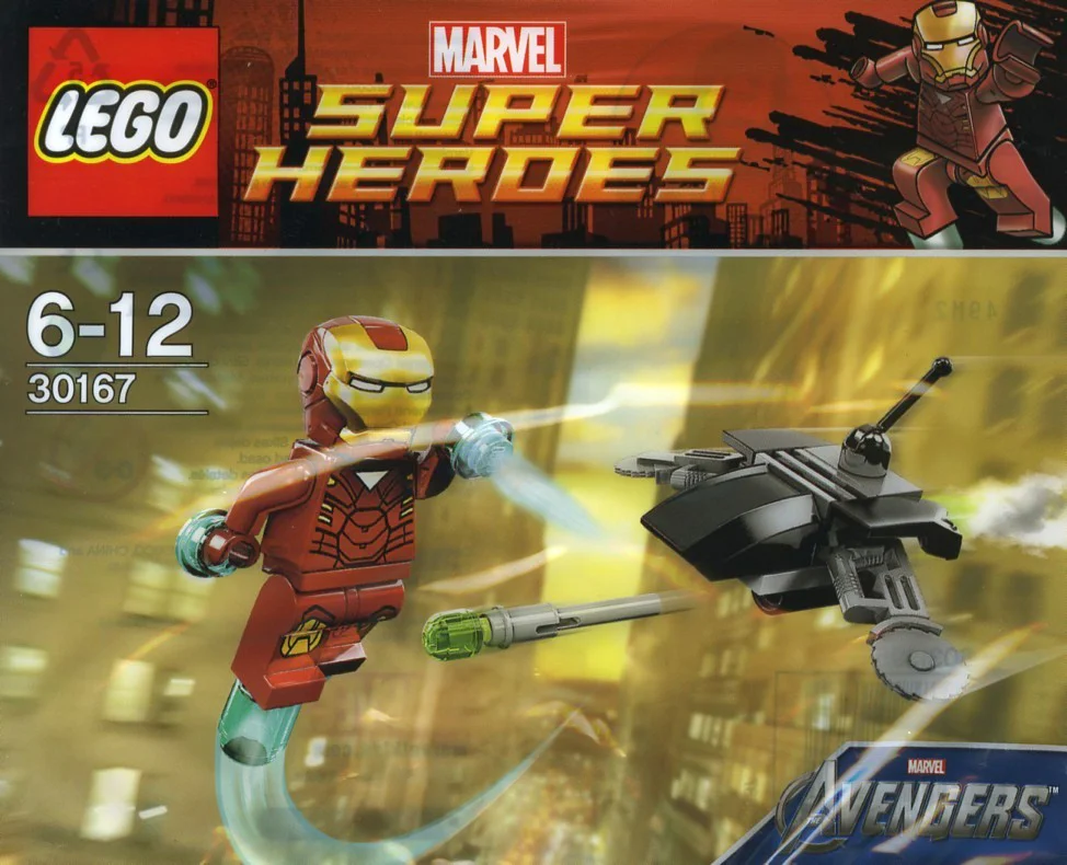 Alliance of Avengers: Superhero Man: Iron Man and Combat Drone 乐高 LEGO 30167 image 1