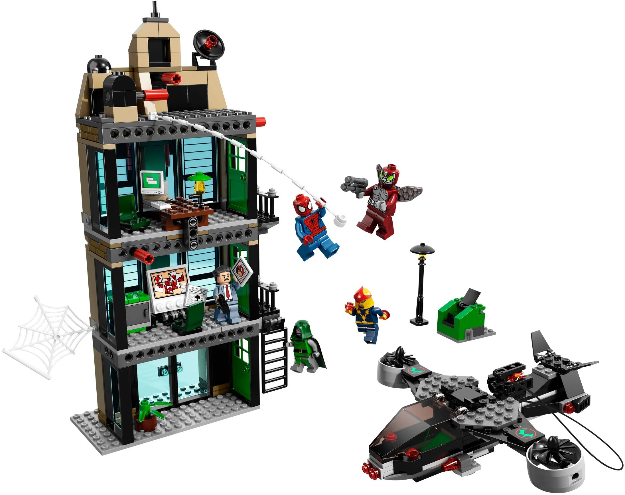The Ultimate Spider-Man: The Super Heroes of Mannway: The Death of the Press 乐高 LEGO 76005 image 1