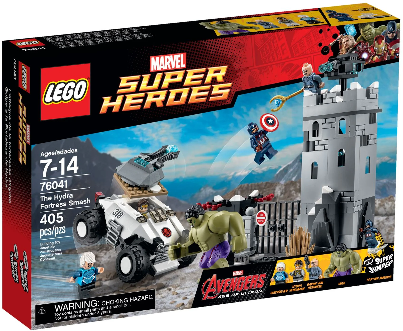 Alliance of Avengers 2: The Ultron Era: The Superhero of Mangave: Breaking HYDRA Fortress 乐高 LEGO 76041 image 1