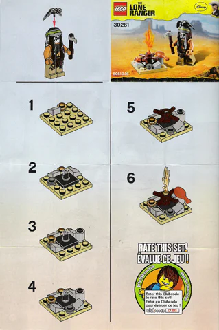The Lone Ranger: Campfire of the Indians 乐高 LEGO 30261 image 2
